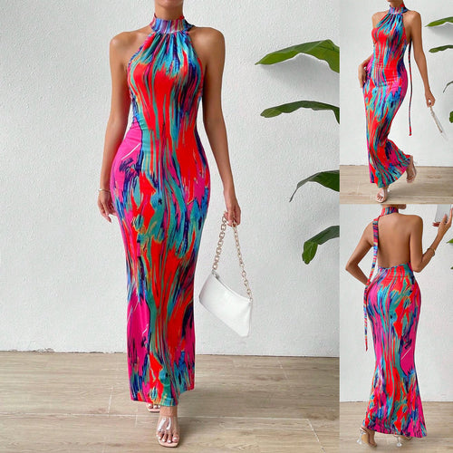 Dame Højkrave Bodycon Maxikjole Stilla