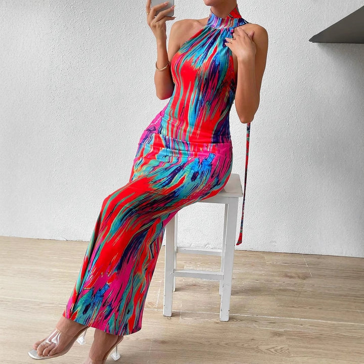 Dame Højkrave Bodycon Maxikjole Stilla