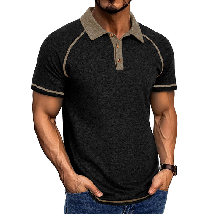 Herre Polo-Shirt med moderne krave Stilla