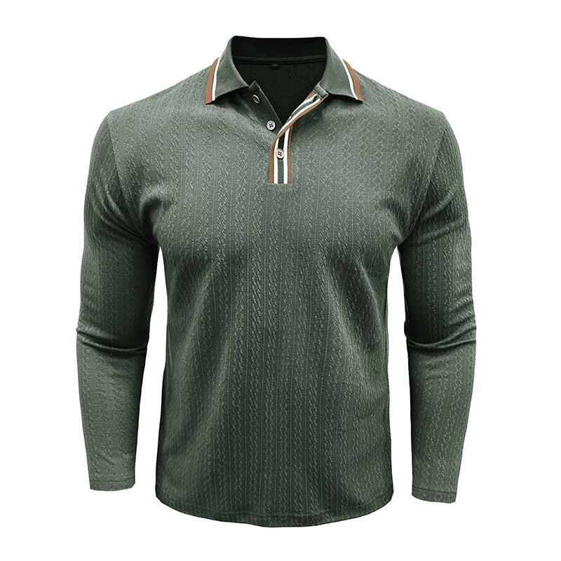 Herre Polo-Shirt med struktureret design og moderne krave Stilla