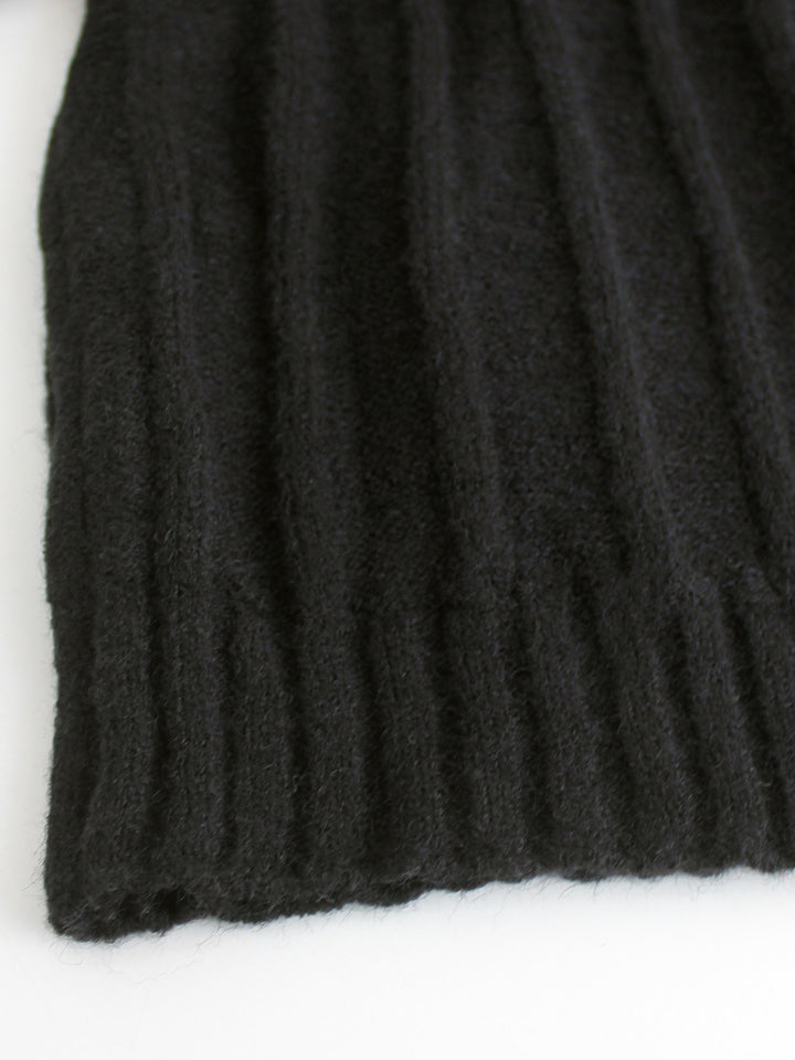 Damer elegant strikpullover med spidsærmer Stilla