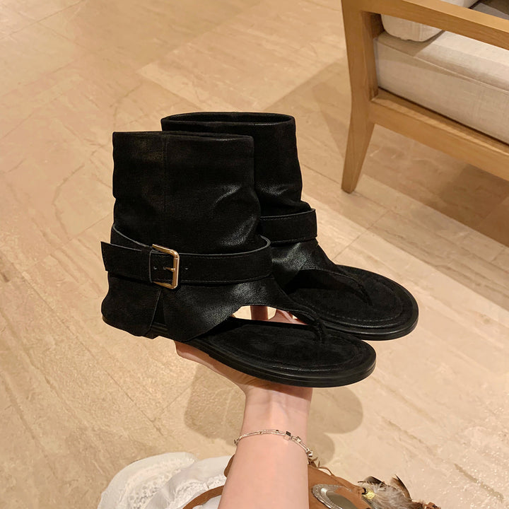 Dame Modebevidste Anklerem Sandaler Stilla