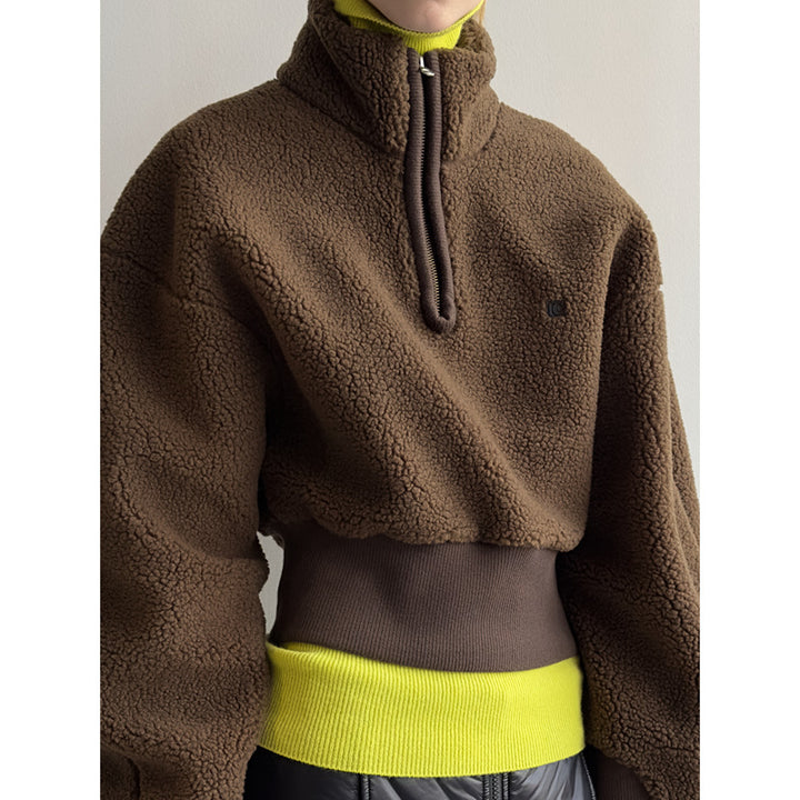 Damer hyggelig halv-lukket sweater Stilla