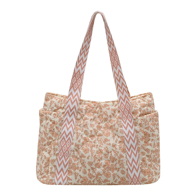 Femme Floral Quilted Hverdags-Tote Stilla