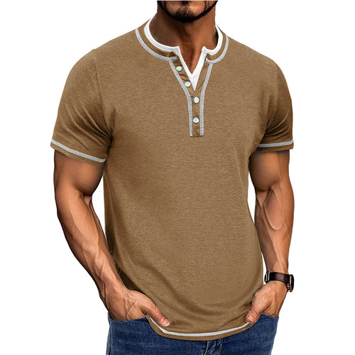 Herrer Poloshirt med knaplukning Stilla