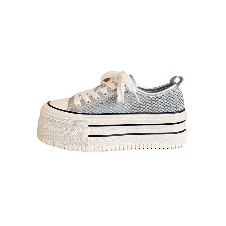 Damer Fritids Platform Sneakers Stilla