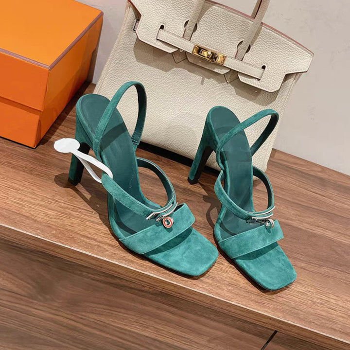 Femme Stilfulde Slingback Hælsandaler Stilla