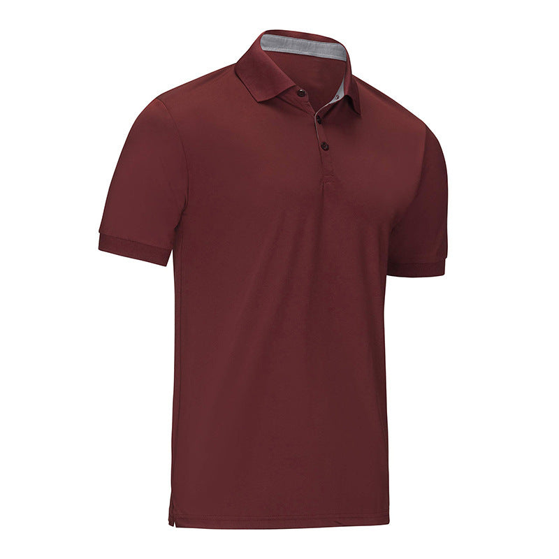Herrer Poloshirt med åndbart funktionelt materiale og moderne snit Stilla