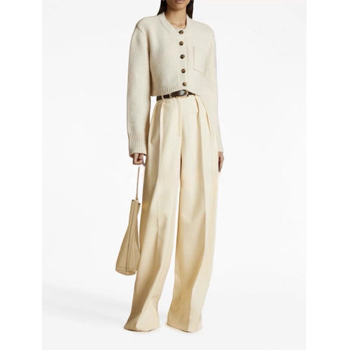 Kvinderne korte strikket cardigan med knapper Stilla
