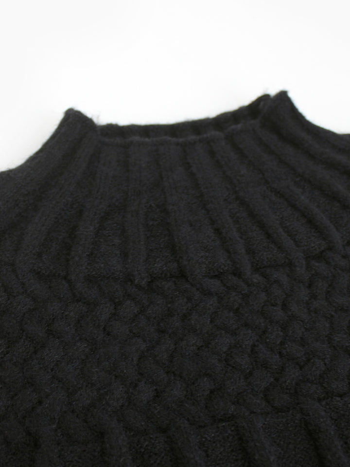 Damer elegant strikpullover med spidsærmer Stilla
