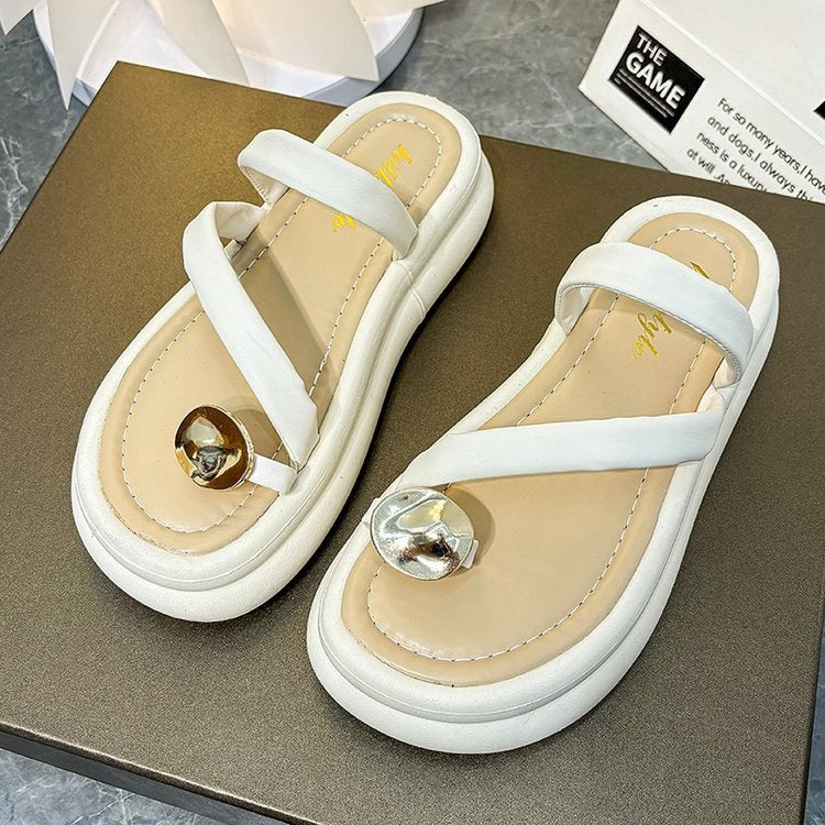 Dame stilfulde sandaler med elegant remdesign og moderne accent Stilla