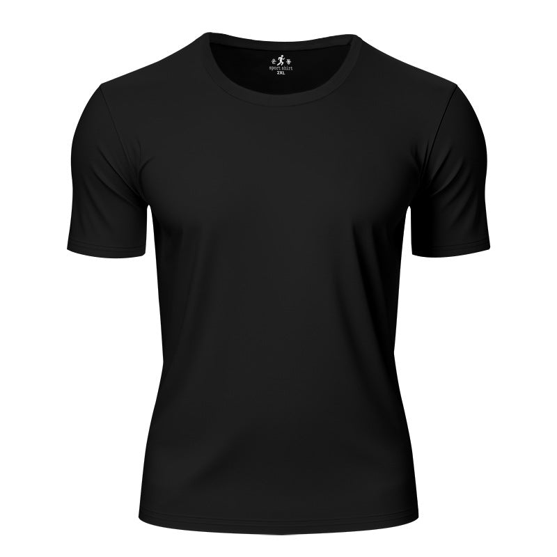 Unisex nan fugttransporterende funktions-T-shirt med rund halsudskæring og let stræk Skovae