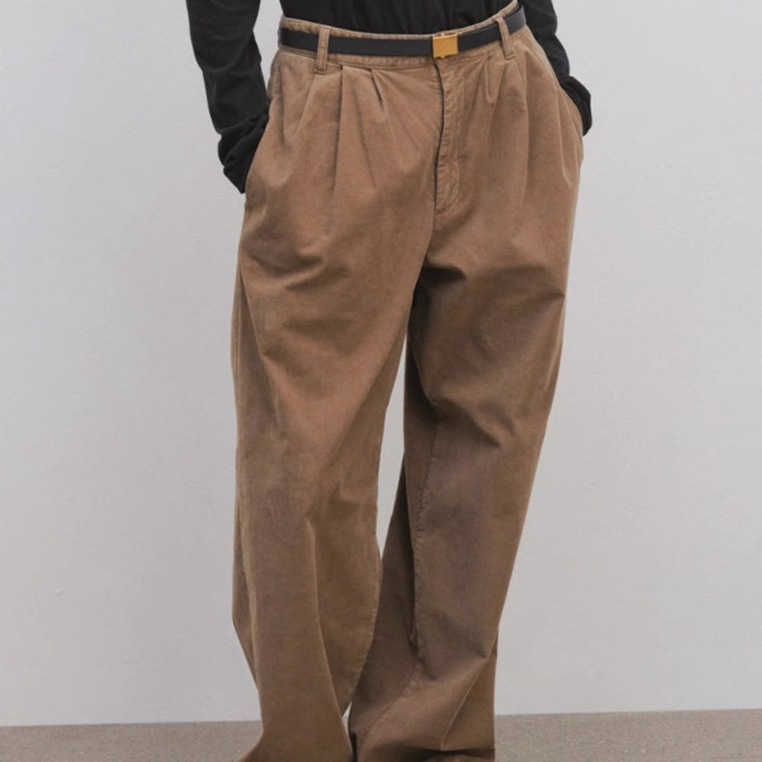 Damer Elegant og Bred Skåret Chino Bukser Stilla