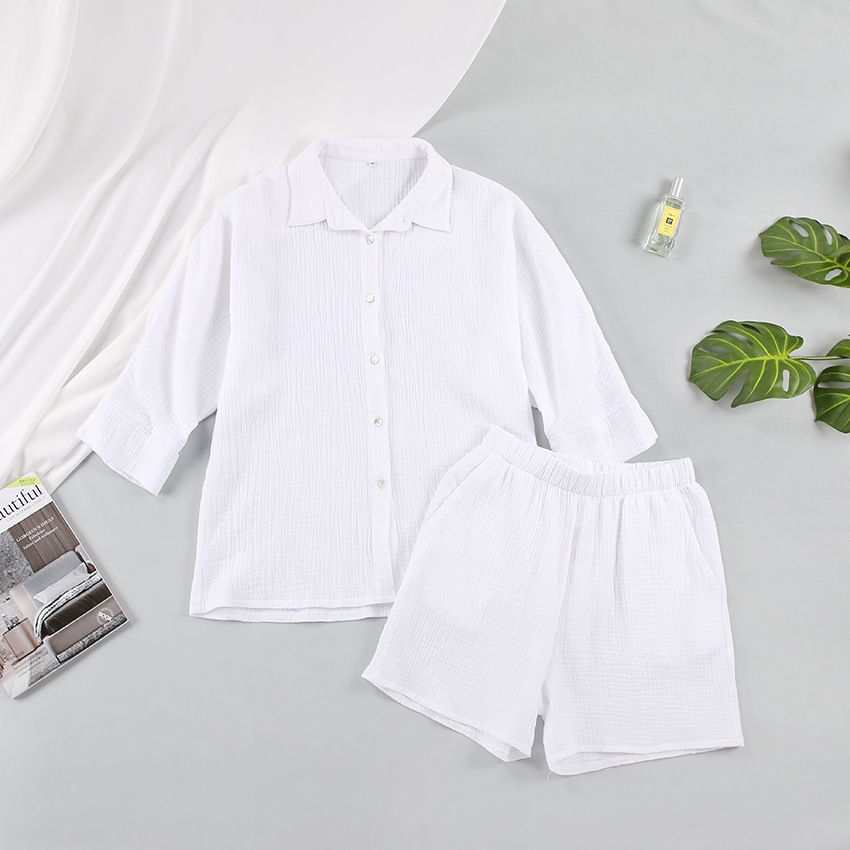Dame Komfortabel Kort Pyjama Stilla