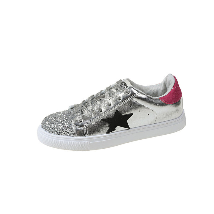 Dame mode Sneakers med glitrende aksenter og robust design Stilla