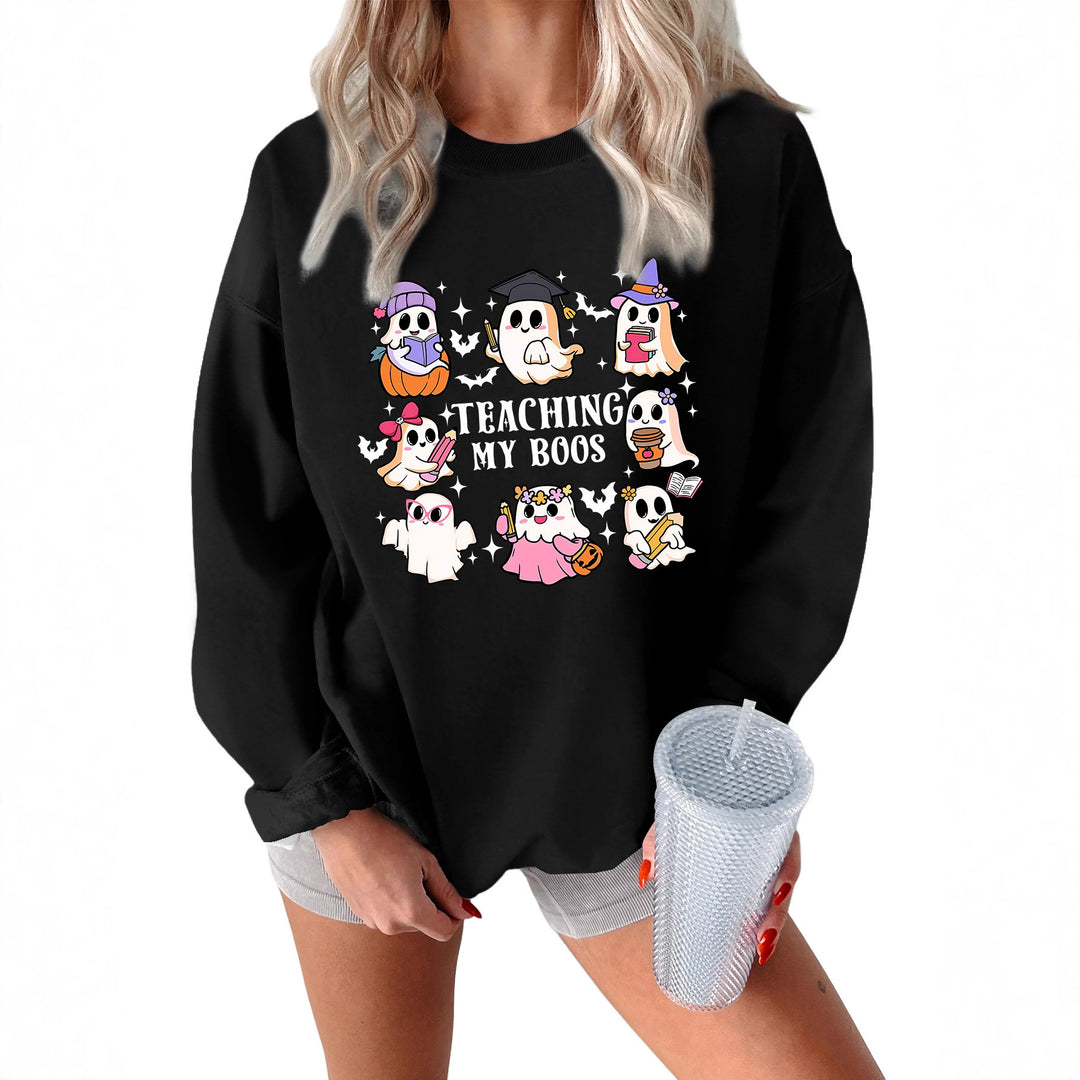 Dame sweatshirt med legende Halloween design og afslappet pasform Stilla