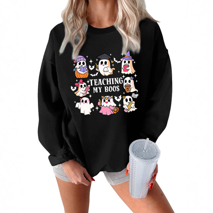 Dame sweatshirt med legende Halloween design og afslappet pasform Stilla