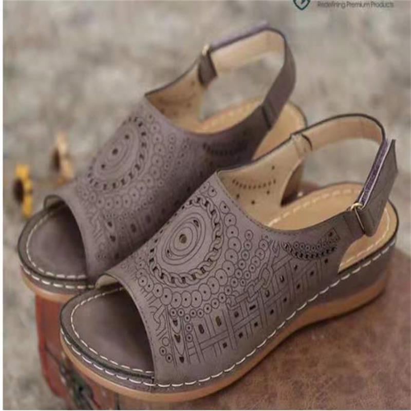 Dame Komfortable Sandaler med elastisk Remdesign og anatomisk Sål Stilla