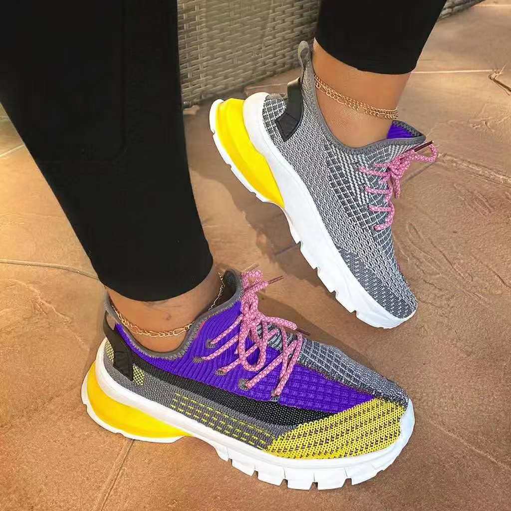 Dame sportsneakers med åndbart overmateriale og dynamisk sål Stilla