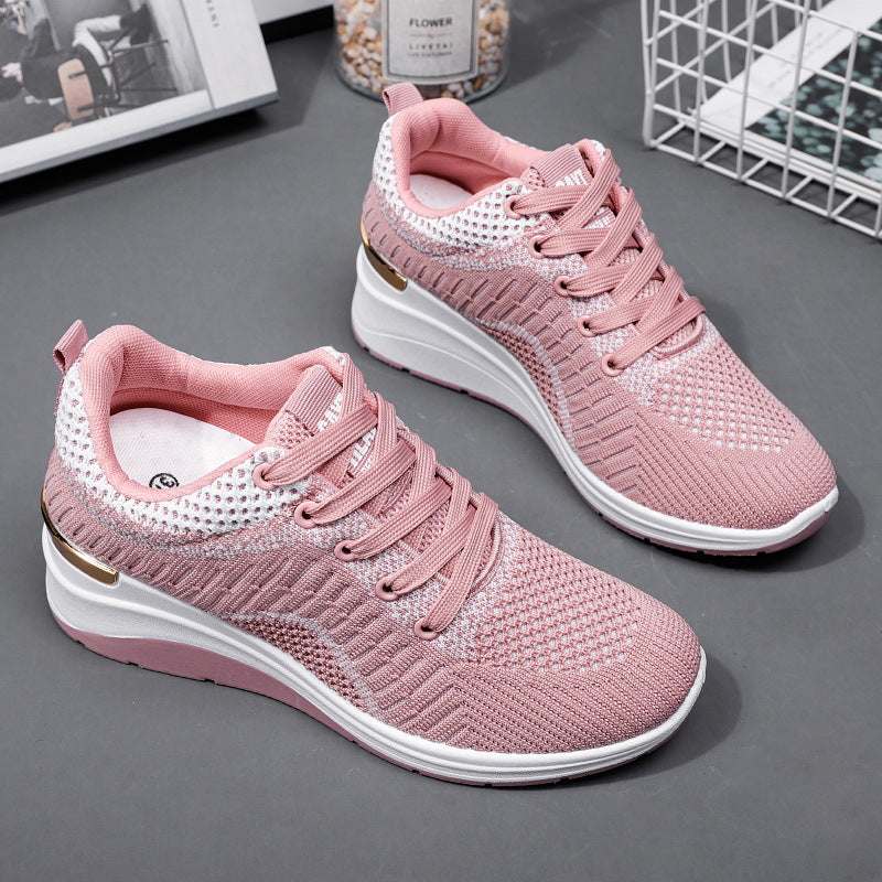 Femme Højtydende Strik-Løbesneaker Stilla