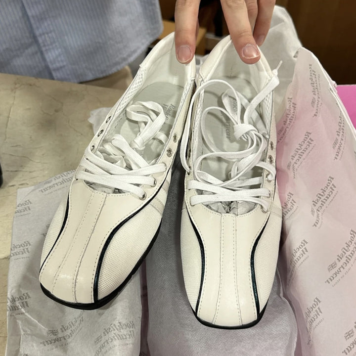 Dame Let Snøre Sport Sneakers Stilla