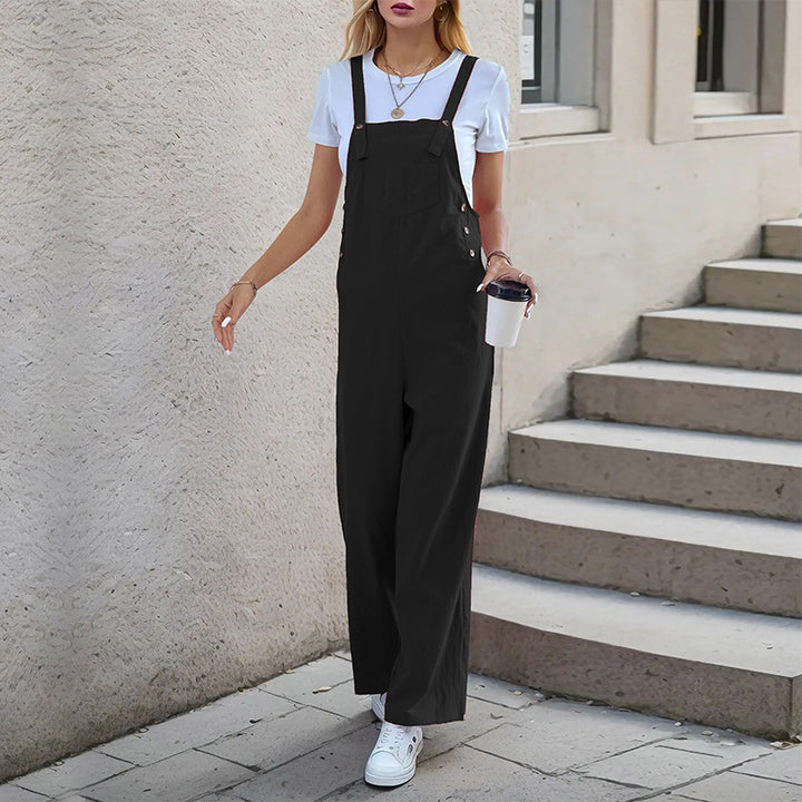 Dame Casual Bred-Ben Overall Jumpsuit Stilla