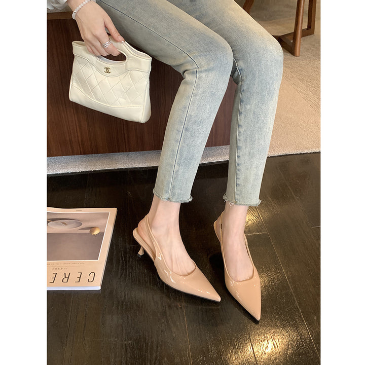 Dame elegante Slingback-hæle Stilla
