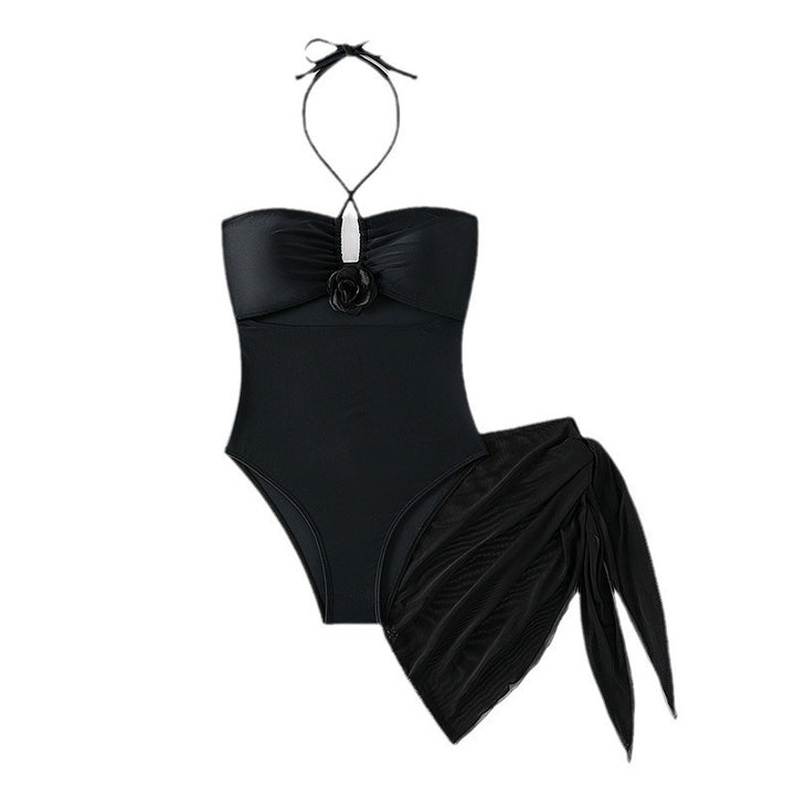 Dame Chic Cut-Out Badedragt med Wickelrock Skovae