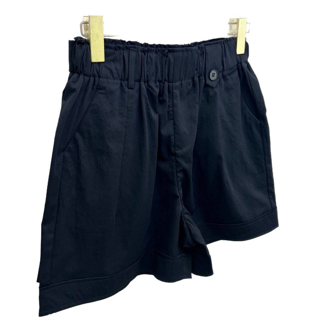 Dame let bomulds shorts med elastisk linning og praktiske lommer Stilla