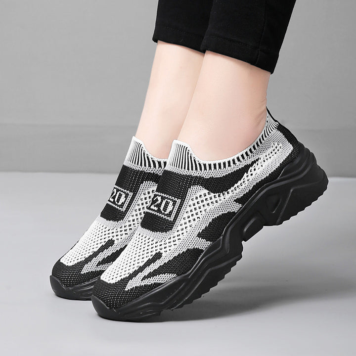 Dame Slip-On Mesh Sneakers med forbedret åndbarhed og komfort Stilla