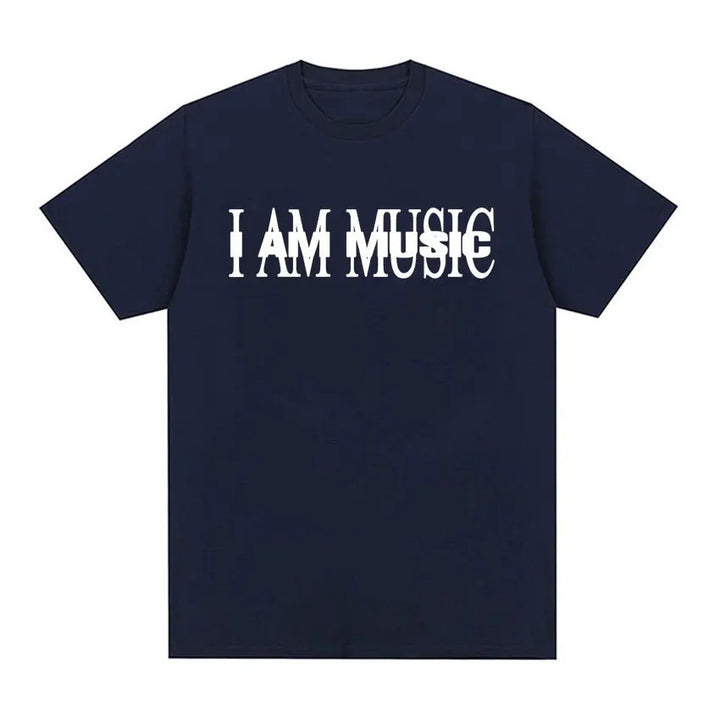 Dame T-Shirt med moderne typografi-tryk Skovae