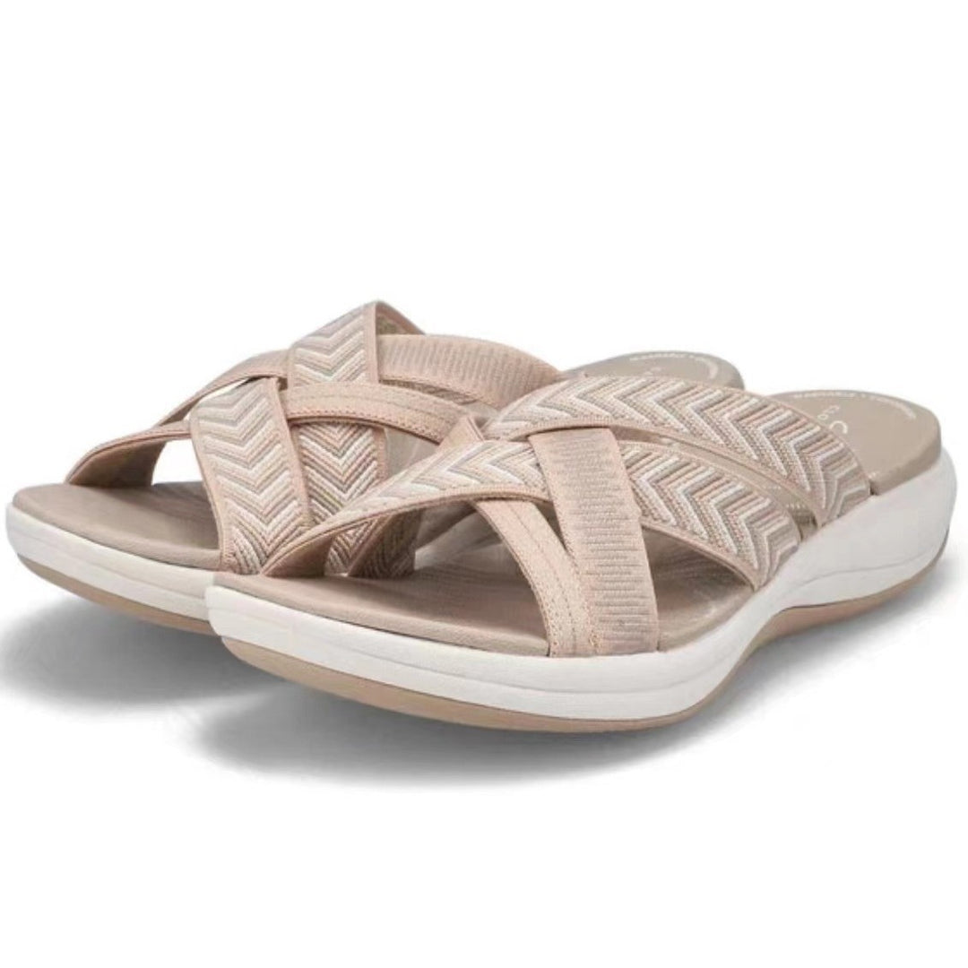 Dame Komfortable og stilfulde Slingback Sandaler med ergonomisk fodbund Stilla