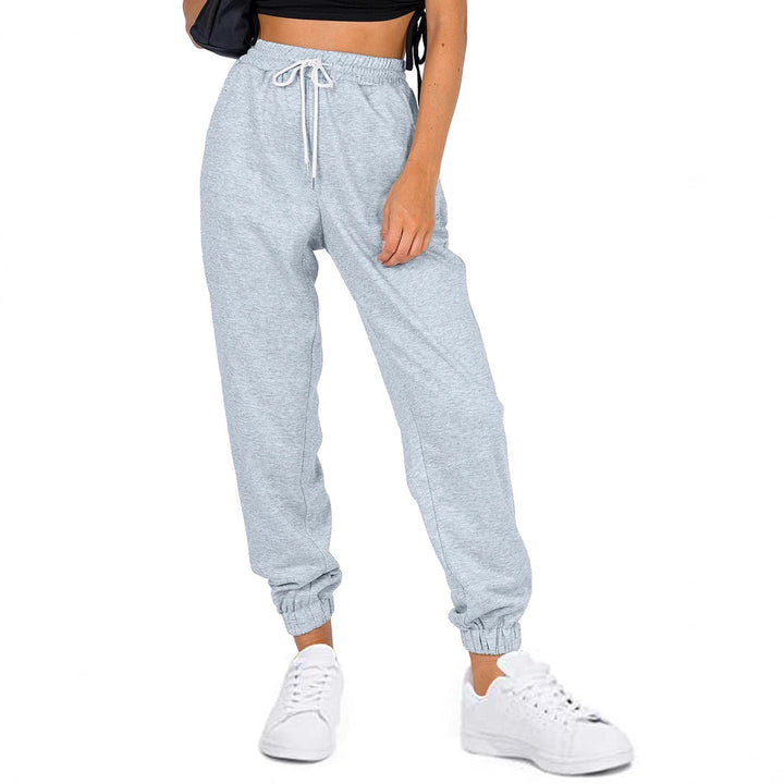 Dame sporty joggingbukser med elastisk talje og sidelommer Stilla