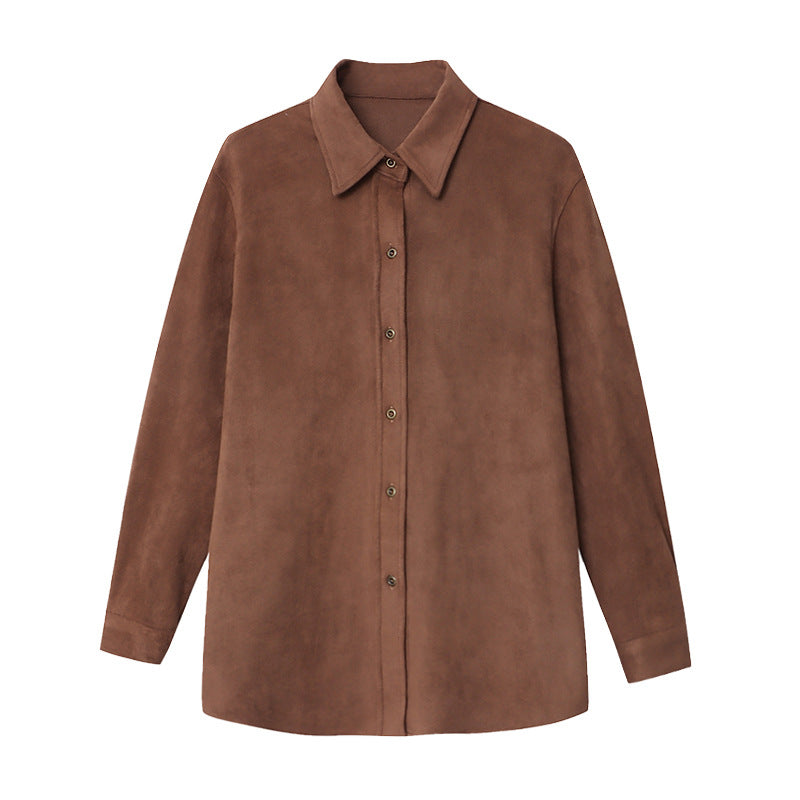 Kvinders afslappede bluse med fine knapper Stilla