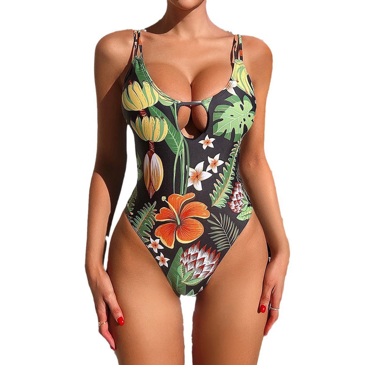 Dame tropisk blomster Cut-Out one-piece badedragt Stilla
