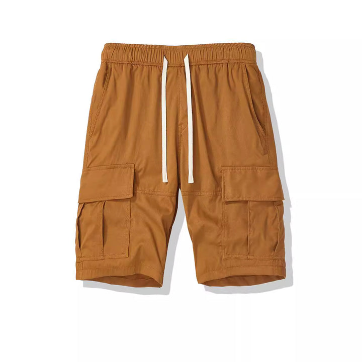 Herren Cargo-Shorts med elastisk talje og flere side lommer Stilla