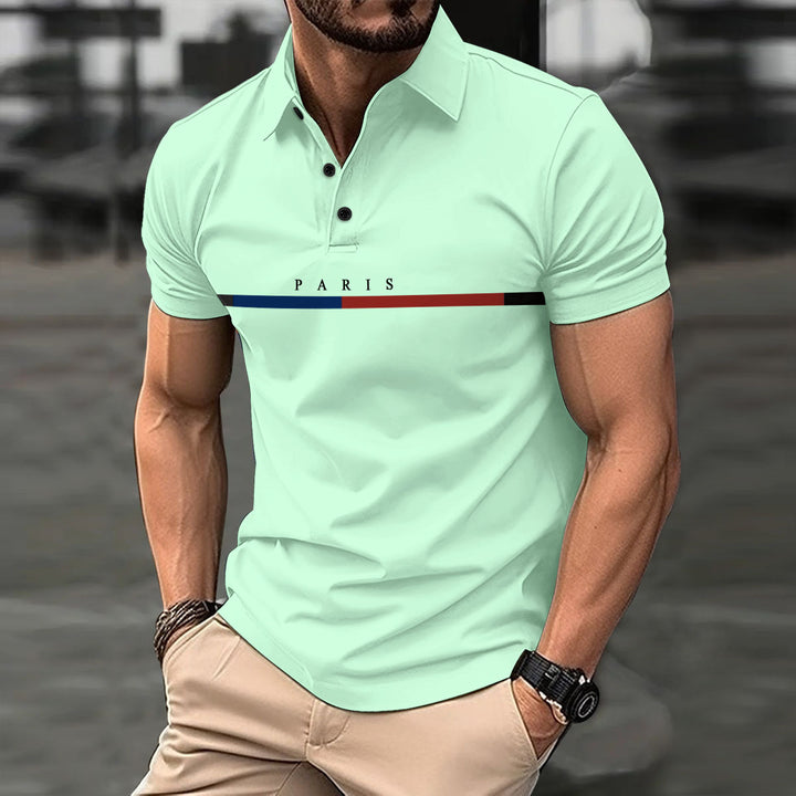 Herre Fritids Polo T-Shirt Stilla