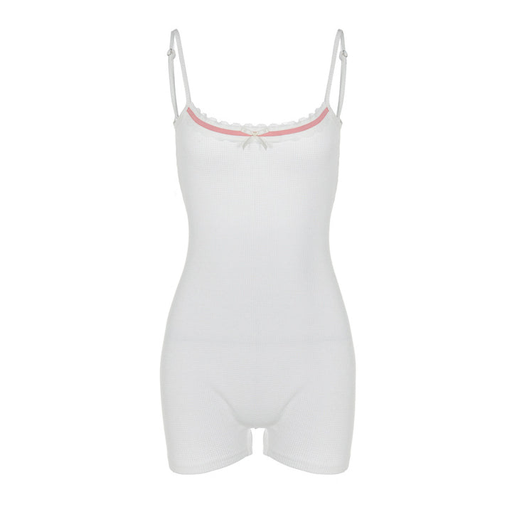 Damer Elegant Bodystocking med spænde detaljer og justerbare stropper Stilla