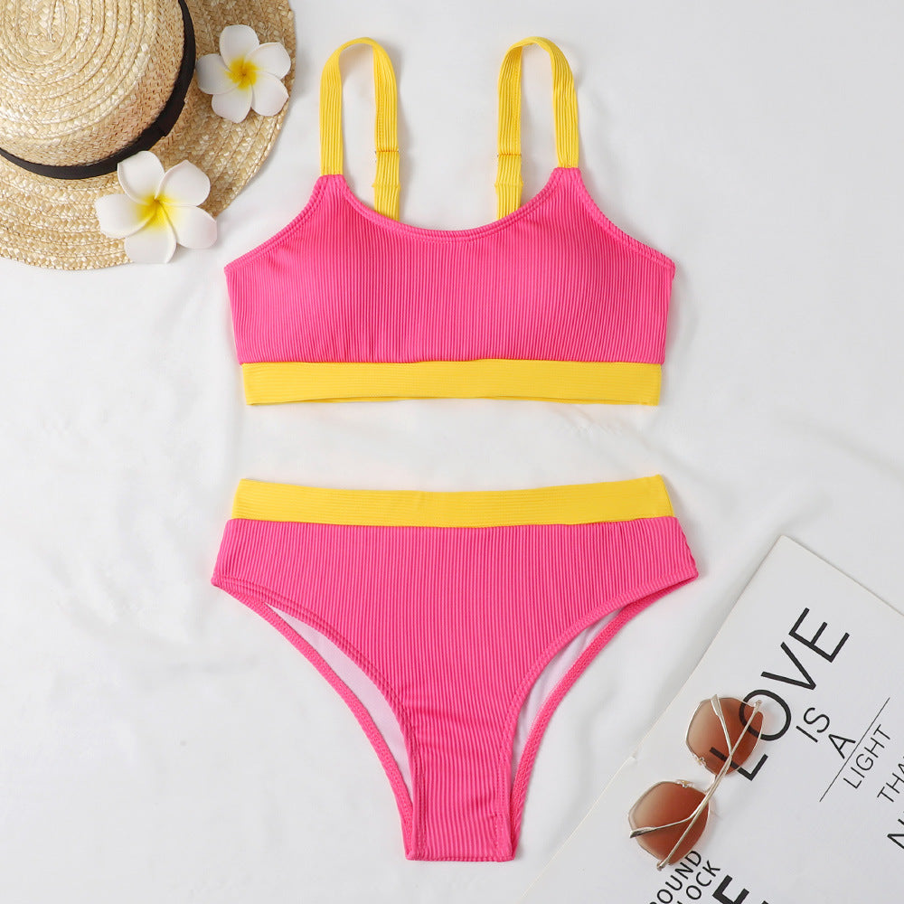 Femme Active Højskåret Bikini-Sæt Stilla