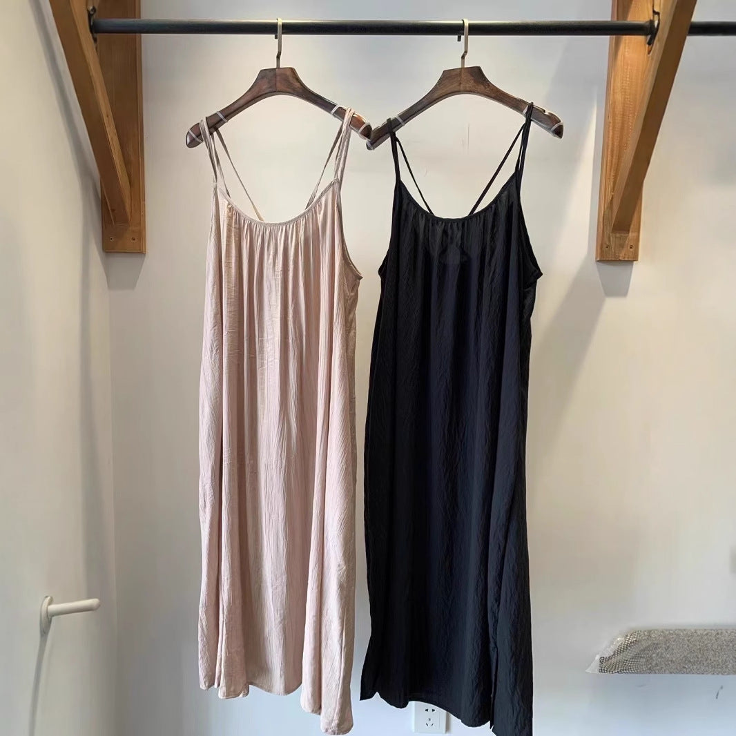 Femme Justerbar Slip-Maxikjole Stilla