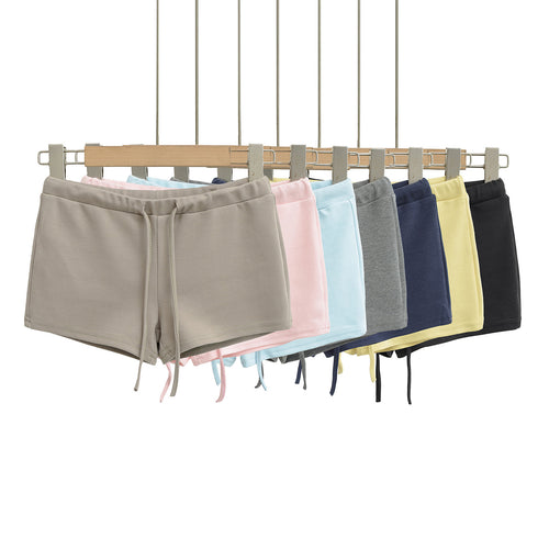 Damer behagelige fritidshorts med elastisk linning og praktiske lommer Stilla