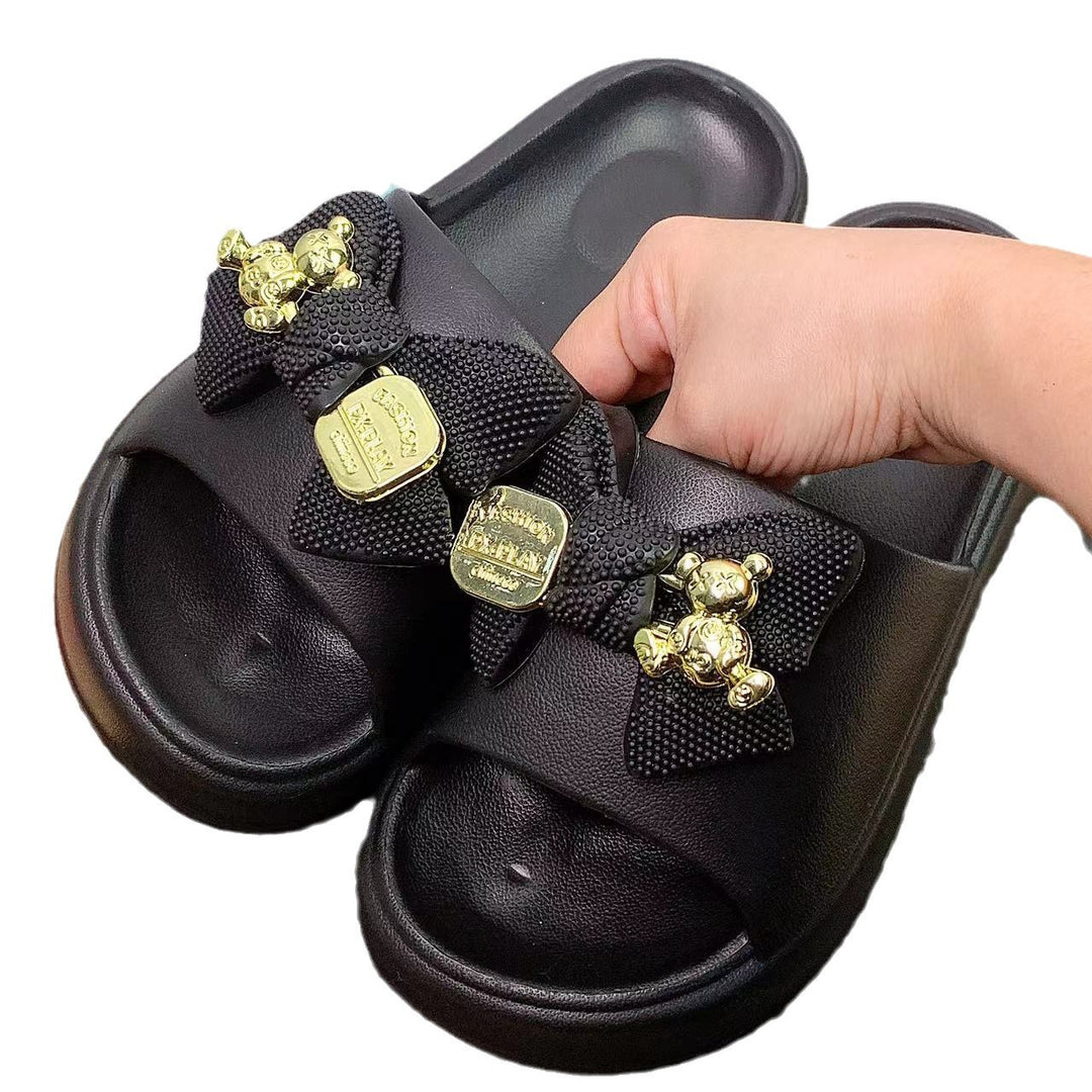 Dame Sjove og glamourøse Slippers med høj kvalitet Dekor Stilla