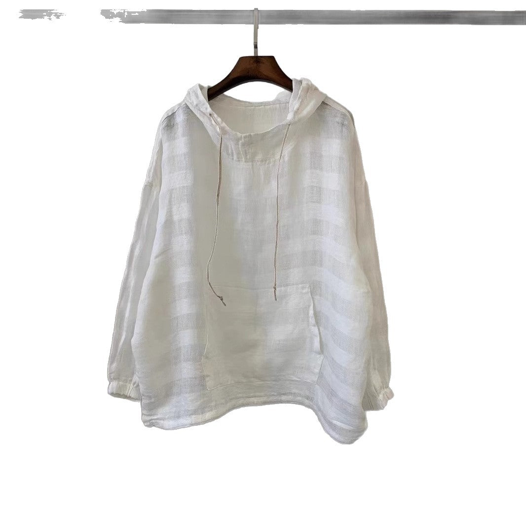 Femme Let Løs Pasform Pullover Hoodie Stilla