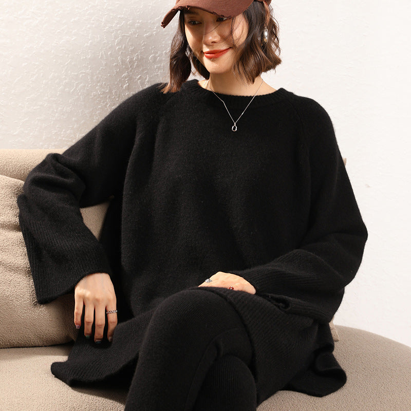 Femme Cozy Oversized Striktrøje Stilla