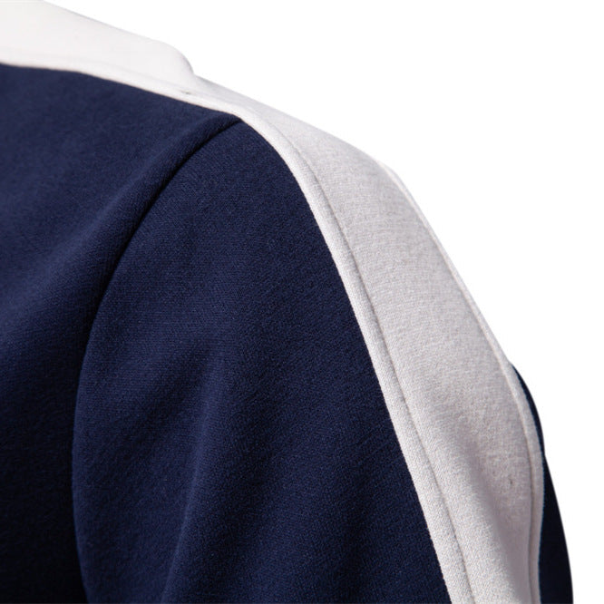 Herre fleecepullover med moderne halvlynlås og innovativt design Stilla