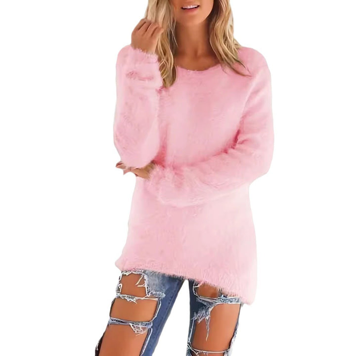 Femme Loose-Fit Tekstureret Strikpullover Stilla
