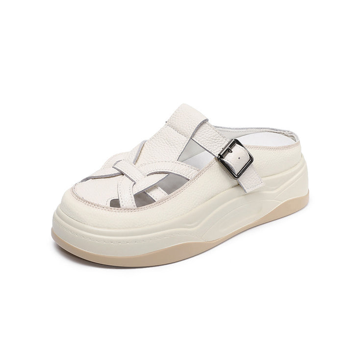 Femme Chunky Slide Sandaler med elegant krydsrem-design Stilla