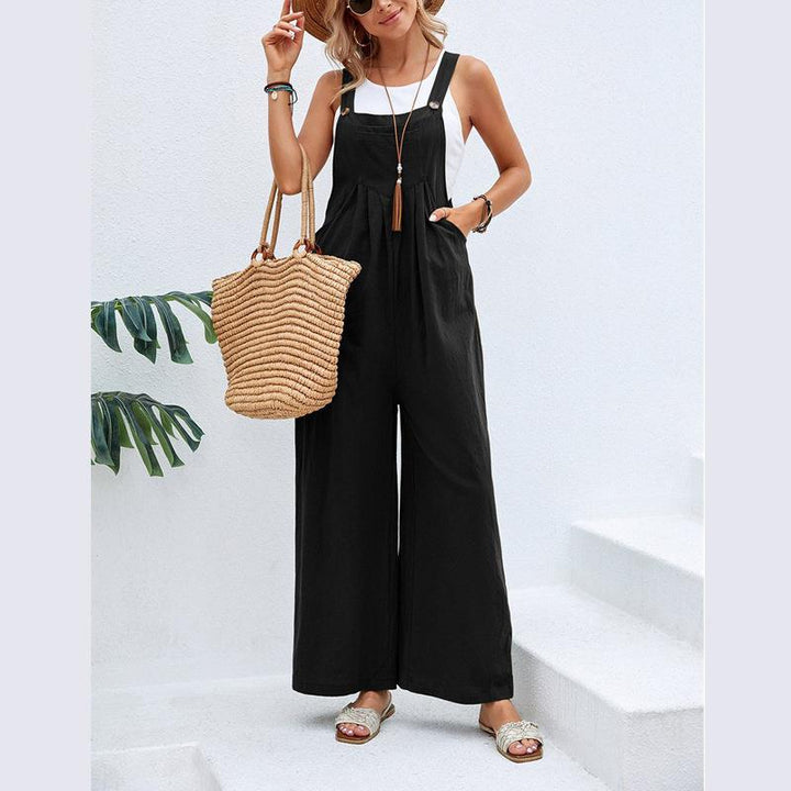 Dame jumpsuit med justerbare stropper Stilla