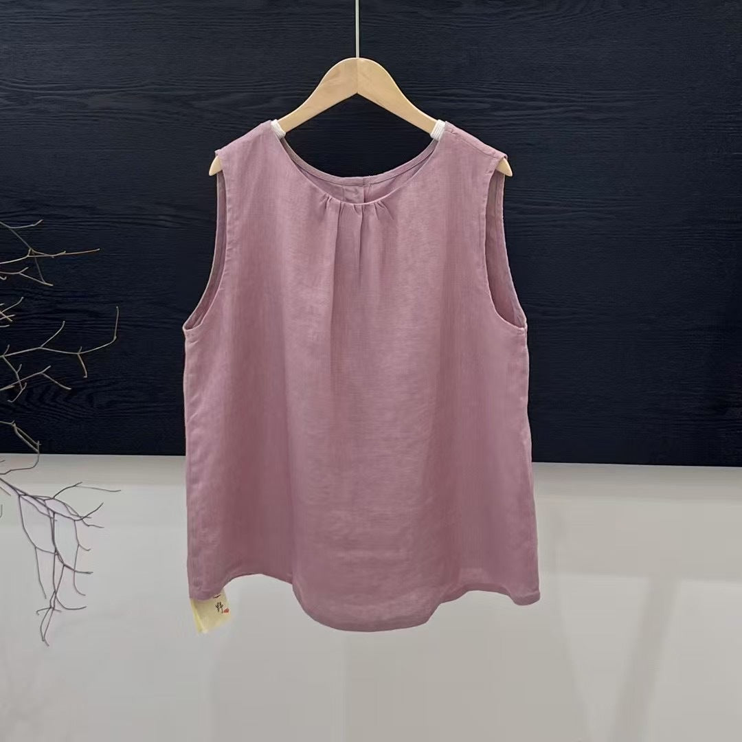 Femme Relaxed Fit Ærmeløs Bluse Stilla