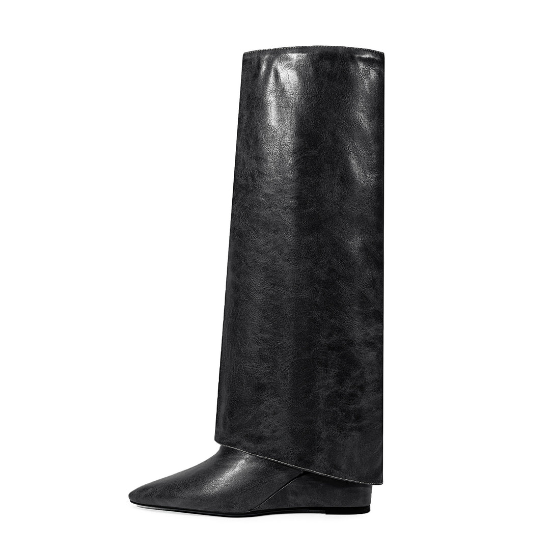 Femme Spids Hæl Over-knæ Stiletto Støvler Stilla